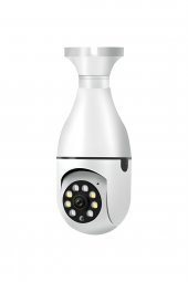 Cmr-19 Wifi 360 Panoramik Ampul Kamera Gece Görüş Ses Akıllı Hareket Algılayıcı Güvenlik Kamerası - 3