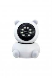 Panda 360° 1080p Ip Güvenlik Kamerası Gece Görüşlü Led Işıklı Alarmlı Ip Wifi Kamerası - 1