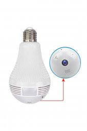Ip Kamera 360 Derece Balıkgözü Panoramik Wifi P2p Ağ - 2
