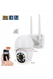 Cmr-13 Kablosuz Wifi Kamera, 1080p Hd Gece Görüşlü Hareketli Dış Mekan Güvenlik Kamerası - 2