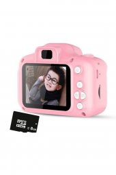 Cmr9 Çocuklar Için Mini Hd 1080p 5 Oyunlu Dijital Fotoğraf Makinesi 8gb Hafıza Kartlı - 1