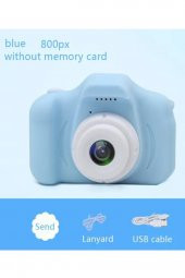 Mini Dijital Çocuk Fotoğraf Makinesi Hd 1080p Sd Hafıza Kart Girişli 5 Mp Video Makinası Öz Çekim -m - 2