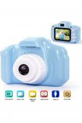 Mini Dijital Çocuk Fotoğraf Makinesi Hd 1080p Sd Hafıza Kart Girişli 5 Mp Video Makinası Öz Çekim -m - 3