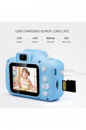 Mini 1080p Hd Kılıflı Kamera Çocuklar Için Dijital Fotoğraf Makinesi - 2