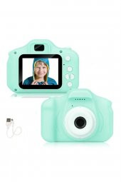 Mini Hd 1080p Çocuk Dijital Fotoğraf Makinesi 4 Gb Sd Kart Dahil Hd Oyunlu - 1
