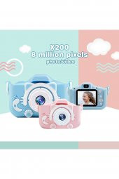 Mini Eğitici Çocuk Fotoğraf Makinesi Kılıflı Kamera Çocuklar Için Dijital Fotoğraf Ve Oyun Makinesi - 3