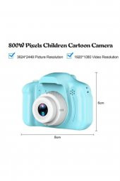Mini 1080p Çocuklar Için Dijital Fotoğraf Makinesi 8 Gb Sd Kart - 3