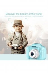 Çocuk Pembe Mini Hd 1080p Dijital Fotoğraf Makinesi Cmr9 - 2