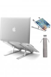 Alüminyum Manyetik Katlanabilir Ayarlı Dizüstü Laptop Standı - 1