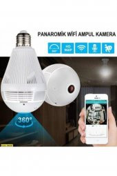 Panoramik 360 Ampul Şeklinde Güvenlik Kamerası 1080p Wifi - 3