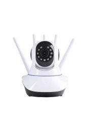 Wi-fi Kablosuz Ip Bebek Güvenlik Kamerası 5 Antenli 360 Derece - 1