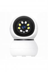 1080p 360 Derece Gece Görüşlü Sesli Ip Wifi Akıllı Ev Güvenlik Bebek Kamerası - 1