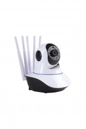 Wi-fi Kablosuz Ip Bebek Güvenlik Kamerası 5 Antenli 360 Derece - 2