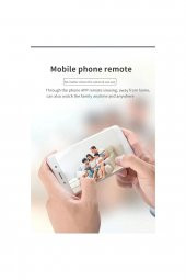 1080p Çift Wifi 2.45 Ghz Ip Kamera Akıllı Ev Güvenlik Bebek Hareket Izleme Sesli Interkom - 2