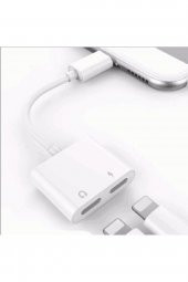 Iphone Lightning 3.5mm Kulaklık Şarj Çevirici Dönüştürücü Çoklayıcı, Iphone 7-8 -11 Max Plus - 3