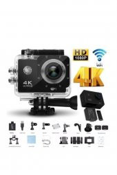 4k Ultra Hd 170 Derece Wifi Aksiyon Kamera Kumandalı + 32 Gb Sd Kart - 2