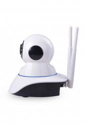 Interkablosuz Wifi Ip Kamera 1080p Full Hd 3 Mp Hareketli Kamera Gece Görüşlü Beyaz - 1