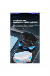 Oyuncu Kulaklığı Kablosuz Kulakiçi Rgb Işıklı Çift Mikrofonlu 3 Modlu Bluetooth 5.2 TG-G20 - 2