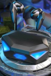 Oyuncu Kulaklığı Kablosuz Kulakiçi Rgb Işıklı Çift Mikrofonlu 3 Modlu Bluetooth 5.2 G20 Model - 3