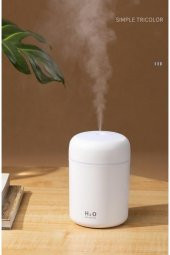 H2o Humidifier 300 Ml Ulrasonik Hava Nemlendirici Buhar Makinesi Ve Aroma Difüzörü - 1