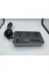 Tb-t09 Akım Korumalı 6 Port Usb Girişli 3lü Priz - 1
