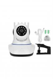 360° Wifi Ip Güvenlik Kamera 5 Antenli Gece Görüşlü Sensörlü Harekete Duyarlı Sesli 5-antenli - 1