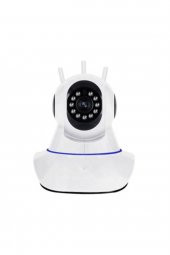 Hd Wifi Kablosuz 3 Antenli Ip Bebek Ses Dinleme ve Hırsız Alarm Güvenlik Kamerası - 2