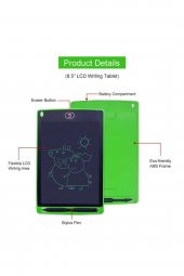 Grafik Çocuk Yazı Tahtası Çizim Tableti 8.5 Inç Dijital Ekran - 3