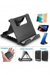 Masaüstü Mini Telefon Ve Tablet Tutucu Plastik Stand 7 Kademeli - 2