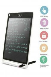 Writing Tablet Lcd 8.5 Inç Dijital Kalemli Çizim Yazı Tahtası Grafik Not Yazma Eğitim Tableti - 2