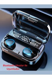 Earbuds Kulak Içi Tws Bluetooth Kulaklık Çift Mikrofonlu Powerbankli Kablosuz Wireless Bulutut M10 - 1