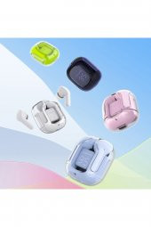 Kablosuz Bluetooth Kulaklık Şeffaf Spor Çalışma İçin LED Güç Dijital Ekran Stereo Ses - 3