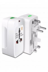 Amerika Ingiltere Priz Ucu Dönüştürücü Çevirici - Çoklu Adaptör - 1