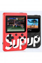 Retro 400 Nostalji Oyunlu Mini Atari Gameboy Gamebox Oyun Konsolu Kırmızı - 1