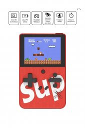 Atari Konsolu Mini Taşınabilir Çift Kol Nostaljik 400 Oyun Seçenekli Av Çıkışlı 3.0 Inç - 1