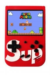 Retro Kırmızı 400 Nostalji Oyunlu Mini Atari - 1