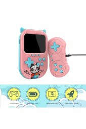 3.5 Inç Ekran 500 In Oyun 2ci Oyuncu Kolu Taşınabilir Retro Nostaljik Video Oyun Konsolu - 3