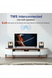 Yeni Nesil Rgb Işıklı Bluetooth Speaker Ses Bombası Bluetooth Hoparlör - 3