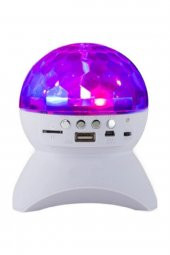 Dönen Işıklı Disko Topu Mp3 Usb Çalar Bluetooth Hoparlör L-740 - 1