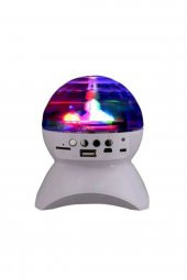 Dönen Işıklı Disko Topu Mp3 Usb Çalar Bluetooth Hoparlör L-740 - 2