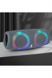 Charge 5 Taşınabilir Bluetooth Kablosuz Hoparlör RGB Işıklı Süper Bass USB+SD Destekli - 3