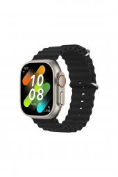 H11+ Ultra Watch 8 Pusula Nfc Siri Vidalı Bluetooth Arama Özellikli Akıllı Saat H11+ Series - 1