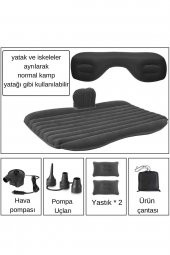 SLİPT  Araç İçi Şişme Yatak Araba-Kamp Yatağı Elektrikli Pompa  Ve Yastıklı Yatak Seti  CKS207 - 6