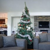 T.Concept Yılbaşı Çam Ağacı 210 cm Boy, 650 Dal, Noel Yılbaşı Dekorasyonu, Metal Ayaklı, Kutulu thumbnail 2