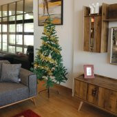 T.Concept Yılbaşı Çam Ağacı 180 cm Boy, 450 Dal, Noel Yılbaşı Dekorasyonu, Metal Ayaklı, Kutulu thumbnail 2