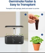 iDOO Topraksız Yetiştirme Sistemi, 10 Kapsüllü Kapalı Bitki Bahçesi - 4