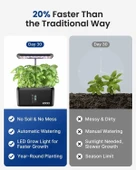 iDOO Topraksız Yetiştirme Sistemi - Kapalı Bahçe, Bitki Çimlendirme Kiti - 2