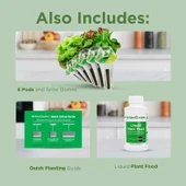 AeroGarden Harvest Elite Kapalı Bahçe Topraksız Sistemi - Paslanmaz Çelik - 2