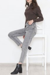 Boyfriend Kot Pantolon Gri2 - 11917.1431. - 3