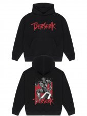 Berserk Guts Kılıç Manga Armor Unisex Oversize Sweatshirt Hoodie - 1